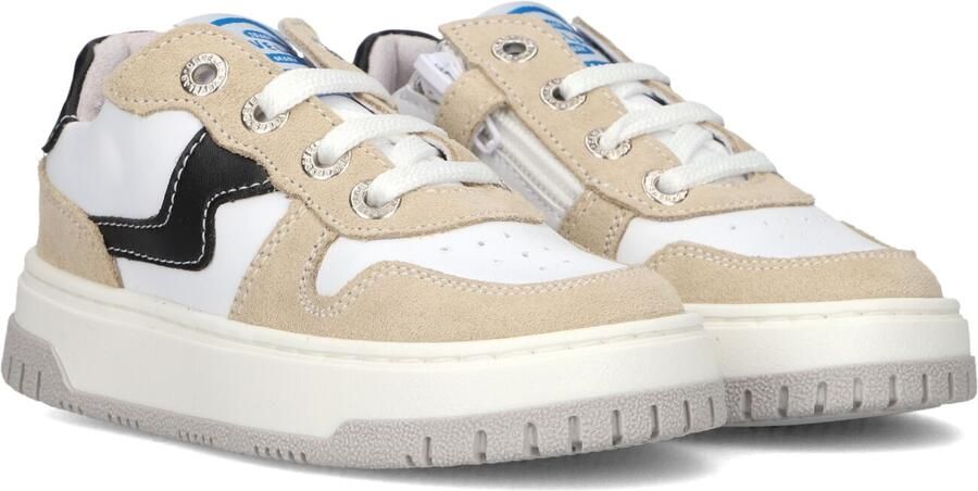 Develab Jongens Lage sneakers 47133 Wit Suède