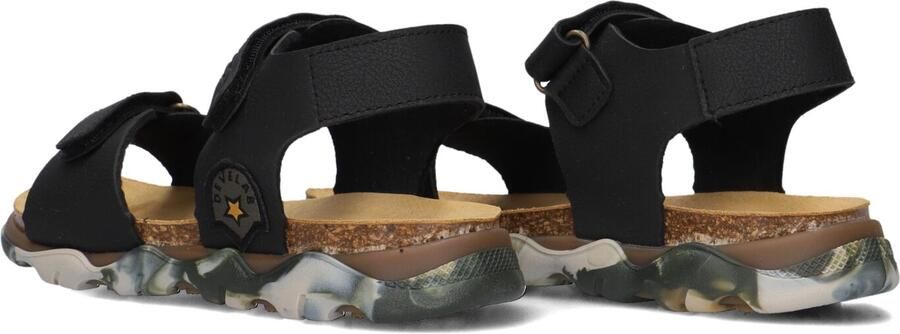 Develab Velcro Sandalen zwart Imitatieleer - Foto 5