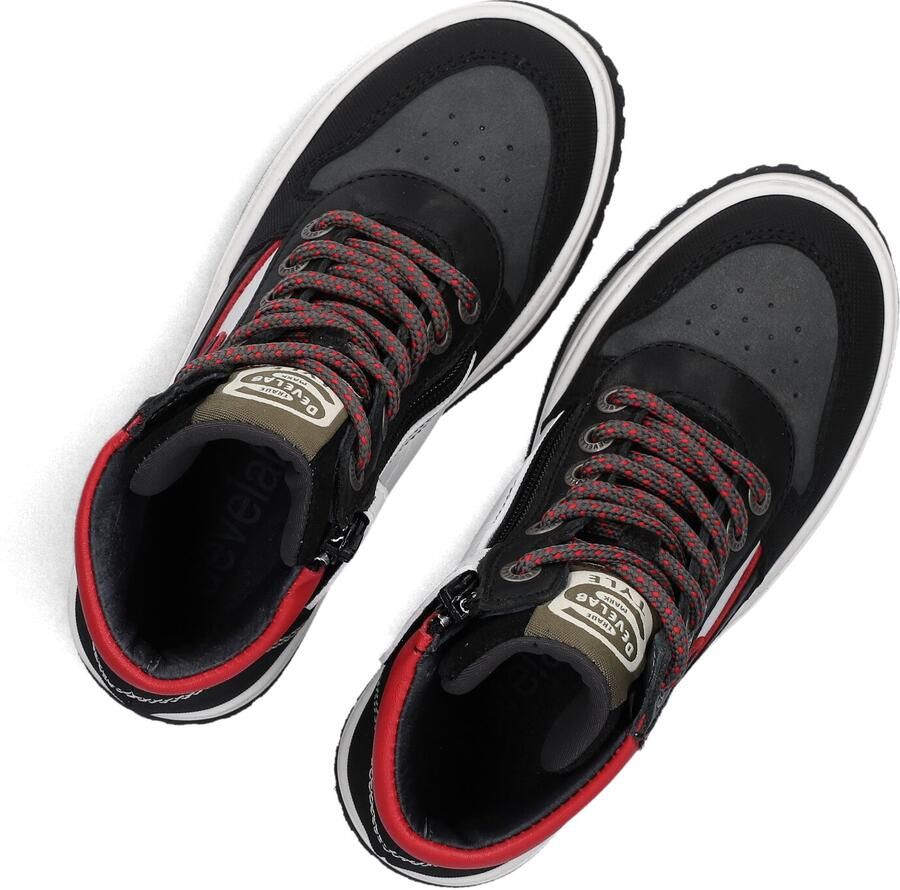 Develab 45371 Sneakers Jongens Leren Sneaker Zwart - Foto 3
