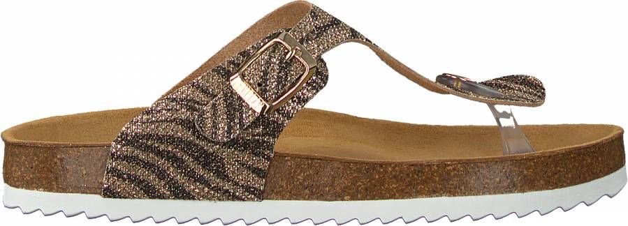 Develab Meisjes Slippers 48262 Goud - Schoenen.nl