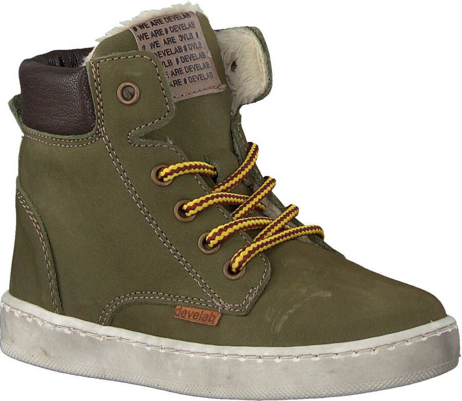 Develab Veterschoenen Hoog Veterschoenen Hoog groen