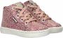 Develab 41602 leren sneakers met dierenprint oudroze Meisjes Leer Hartjes 21 - Thumbnail 1