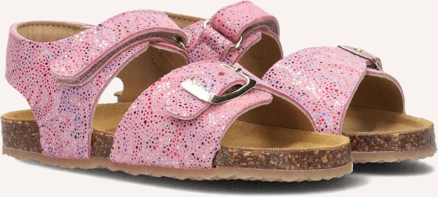 Develab leren sandalen roze Meisjes Leer All over print 24