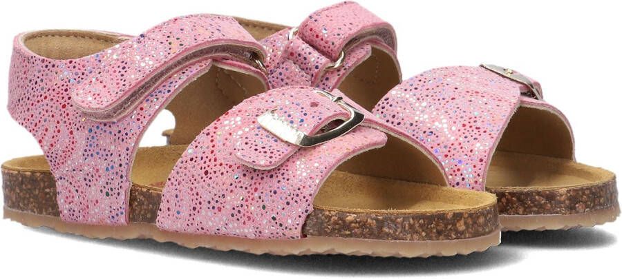 Develab leren sandalen roze Meisjes Leer All over print 24