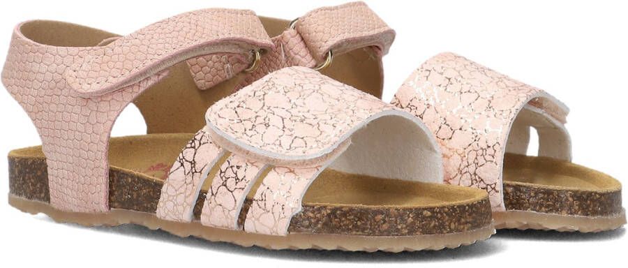Develab leren sandalen roze Meisjes Leer Effen 25