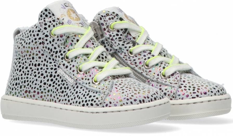 Develab Meisjes Hoge sneakers 41286 Grijs - Schoenen.nl