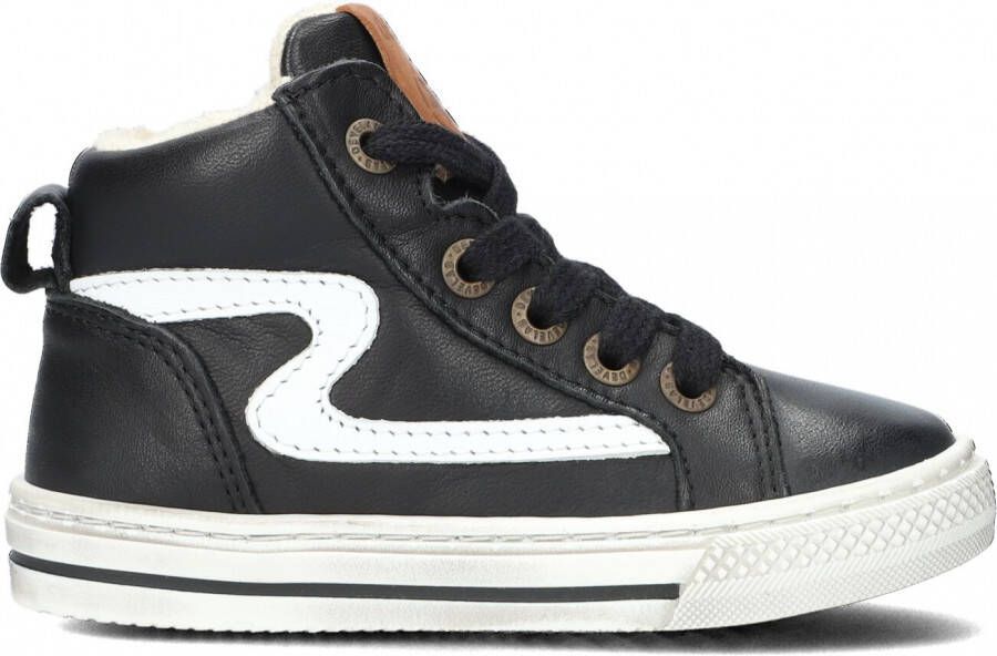 Develab 45667~~~~~~~~~~~~~~~~~~~~~~~~~ JongensHalf-hoogKindersneakers Zwart