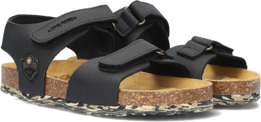 Develab 48275 leren sandalen zwart Jongens Leer Effen 31