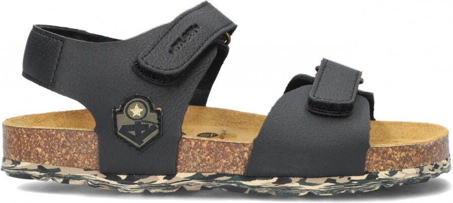 Develab 48275 leren sandalen zwart Jongens Leer Effen 31