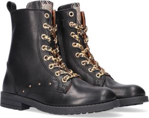 Develab 42146 Veterboots Laarzen Met Veters Meisjes Zwart