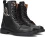 Develab 42824 Veterboots Laarzen Met Veters Meisjes Zwart - Thumbnail 1