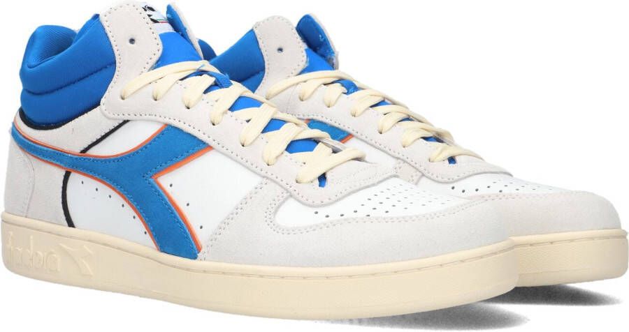 Diadora Blauwe Hoge Sneaker Magic Basket Demi Cut