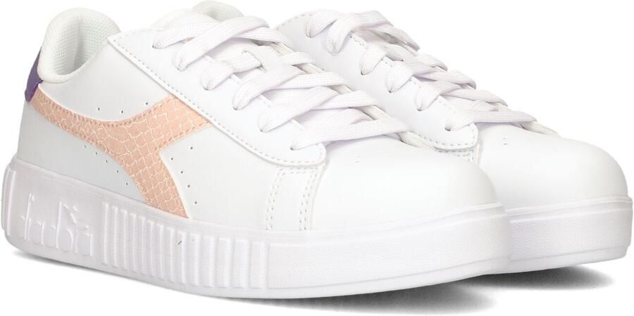 Diadora Game Step Skin Gs Sneakers Jongens Wit