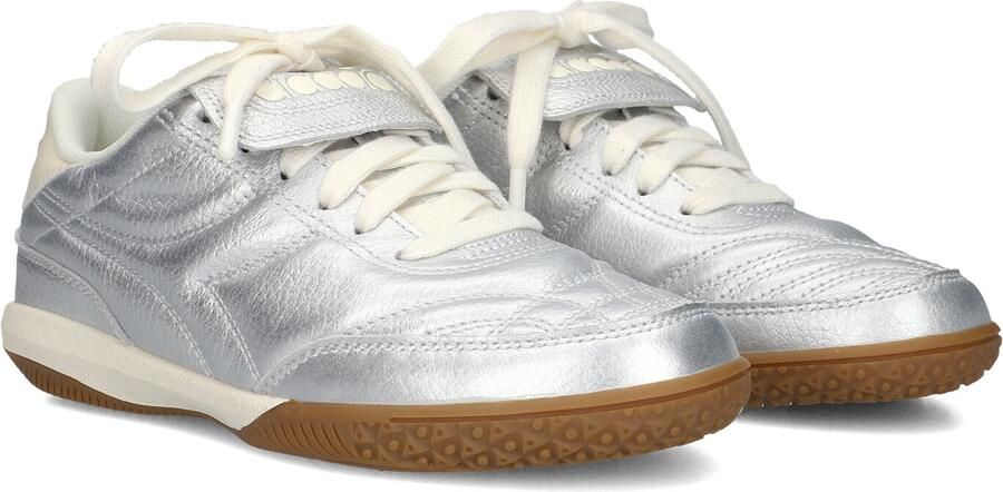 DIADORA Lage Sneakers Dames Gold Indoor Leer Zilver