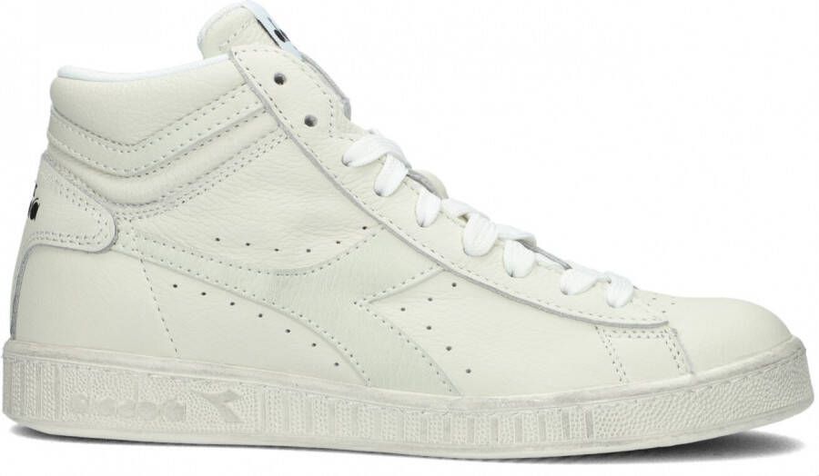 Retro Sneaker Game High Waxed Hoge sneakers Leren Sneaker Groen - Foto 3