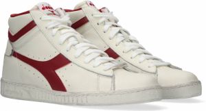 Diadora Game High Waxed Hoge sneakers Leren Sneaker Wit