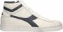 Retro Sneaker Game High Waxed Hoge sneakers Leren Sneaker Groen - Thumbnail 7