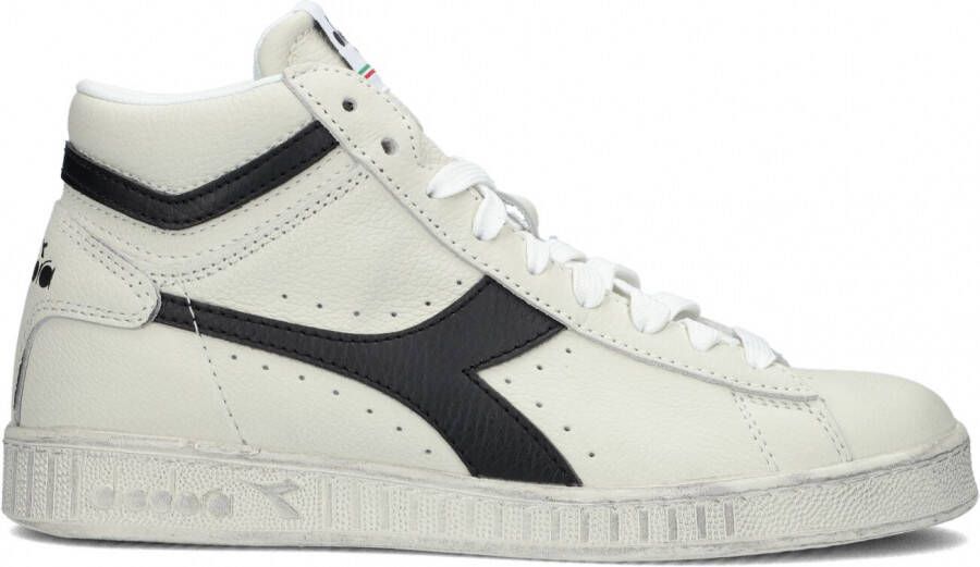 Diadora Game High Waxed Hoge sneakers Leren Sneaker Wit
