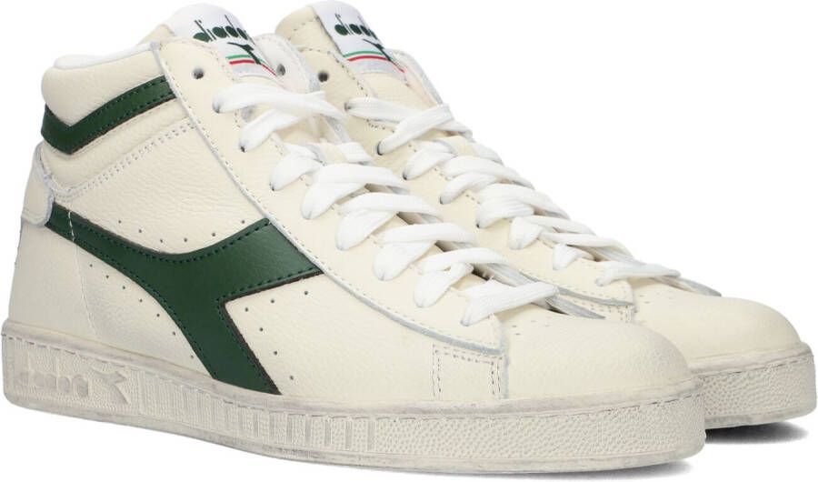 Diadora Witte Hoge Sneaker Game High Waxed Dames