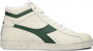 Diadora Game High Waxed Hoge sneakers Leren Sneaker Groen