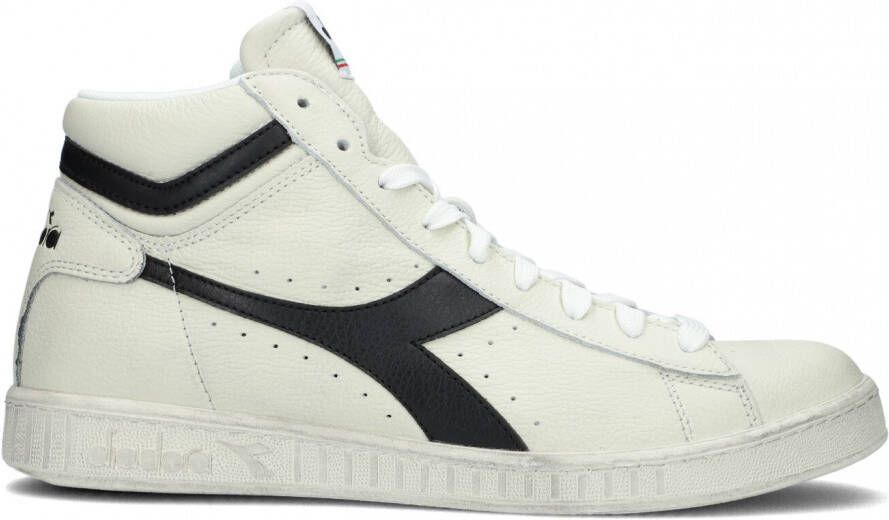 Diadora Witte Hoge Sneaker Game High Waxed Heren