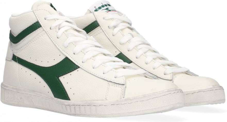 Diadora Game L High Waxed Hoge sneakers Leren Sneaker Wit