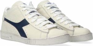Diadora Game L Waxed Row Cut Sneakers Wit Unisex