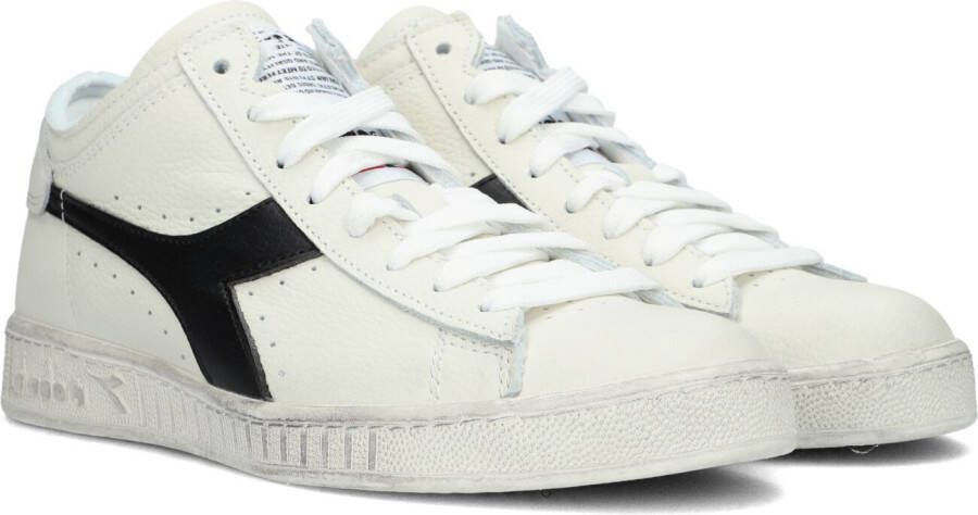 Diadora Game Waxed Row Cut Hoge sneakers Leren Sneaker Dames Wit