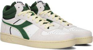Diadora Magic Basket Demi Cut Hoge sneakers Leren Sneaker Heren Wit
