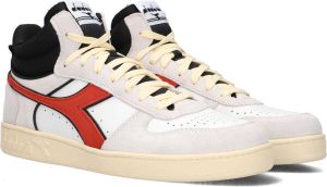 Diadora Magic Basket Demi Cut Hoge sneakers Leren Sneaker Heren Wit