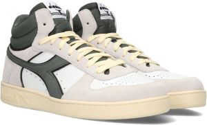 Diadora Magic Basket Demi Cut Hoge sneakers Leren Sneaker Heren Wit