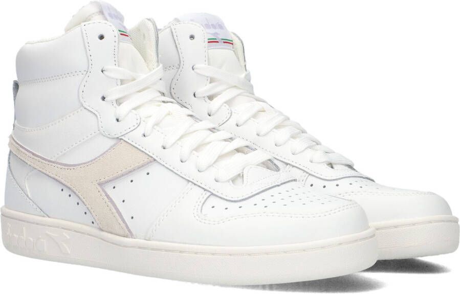 DIADORA Hoge Sneakers Dames Magic Basket Mid Woman Maat: 42 Materiaal: Leer Kleur: Wit