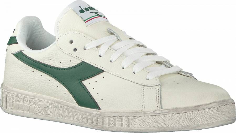 Diadora Game L Low Waxed Lage sneakers Leren Sneaker Heren Wit