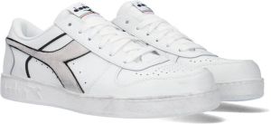 Diadora Magic basket low icona leather Wit Leer Lage sneakers Heren