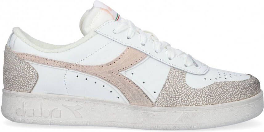 Diadora Witte Lage Sneakers Magic Basket Low Icona Woman