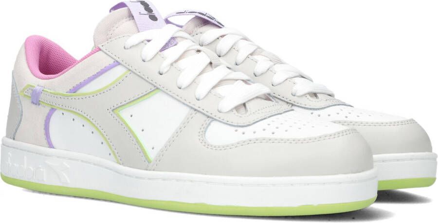 Diadora Witte Lage Sneakers Magic Basket Low Label Woman