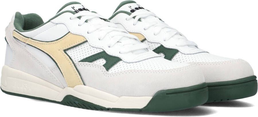 Diadora Gele herensneakers met rubberen zool Geel