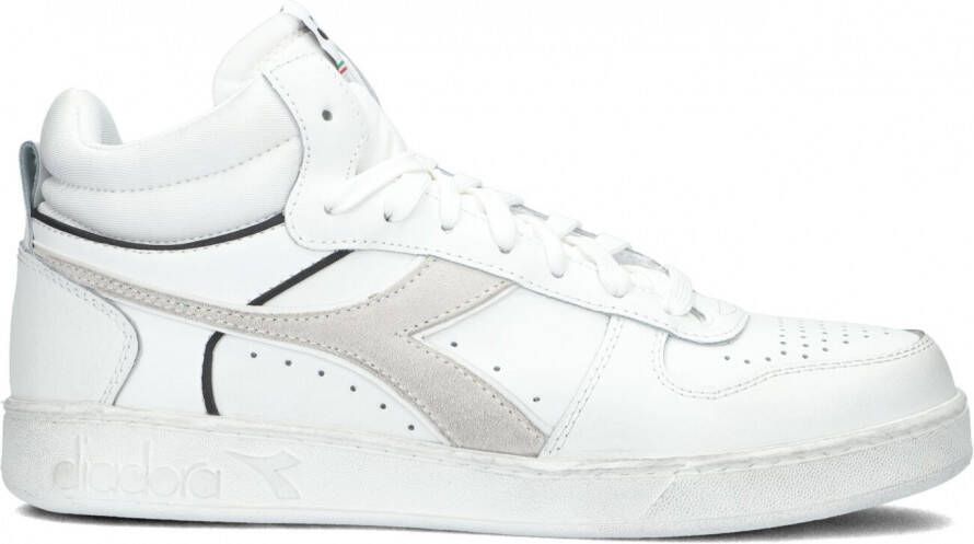 Diadora Magic Basket Cut Icona Hoge sneakers Leren Sneaker Wit - Foto 3