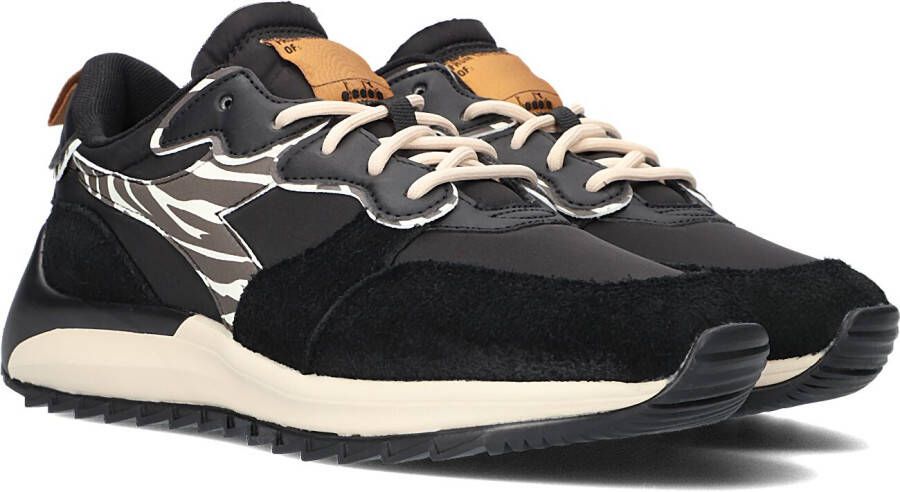 Diadora Jolly Animalier Lage sneakers Dames Zwart