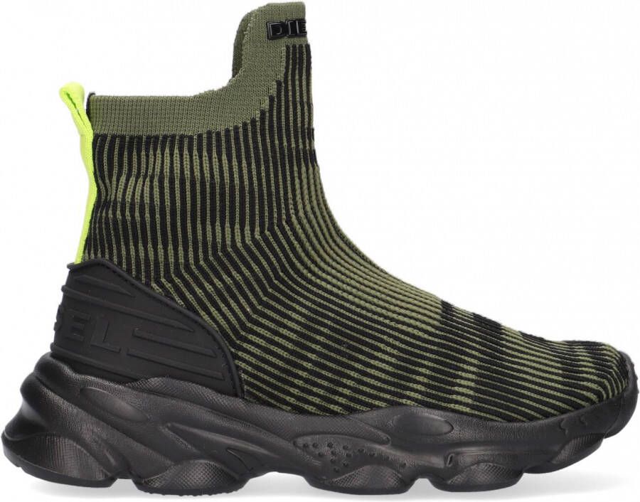 Diesel Serendipity Sneaker Hoge sneakers Jongens Groen