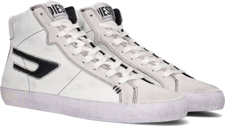 Diesel S-leroji Mid Hoge sneakers Leren Sneaker Heren Wit