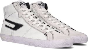 Diesel S leroji Mid Hoge sneakers Leren Sneaker Heren Wit