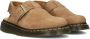 Dr. Martens Patchwork Leren Sandalen met Riptape Straps Beige - Thumbnail 1
