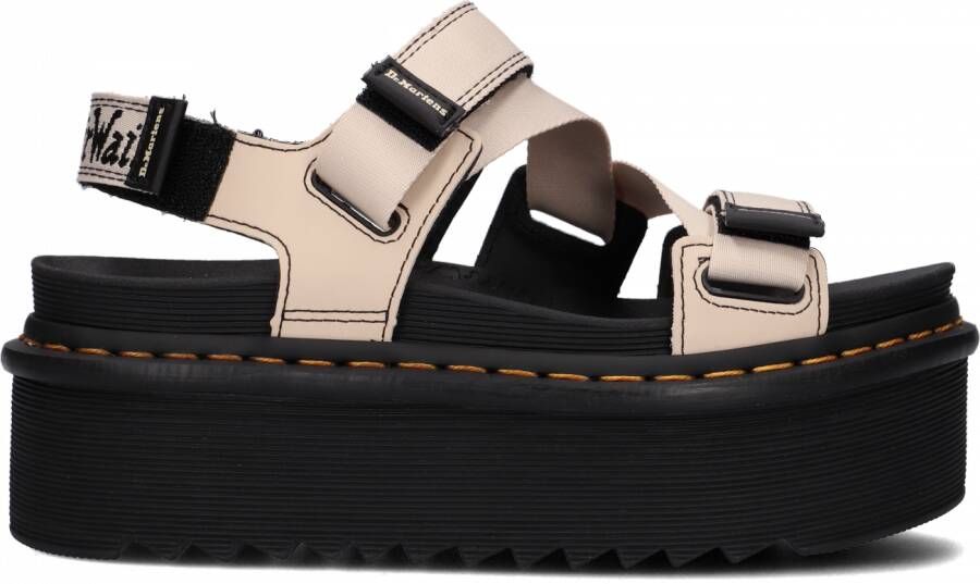 Dr. Martens Fushion Quad Zebrilus Kimber Sandal Warm Sand Slides 27351268