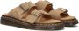 Dr. Martens Josef suède slippers Savannah Tan Bronx - Thumbnail 1