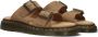 Dr. Martens Slippers Josef Savannah Tan Tumbled Nubuck - Thumbnail 1