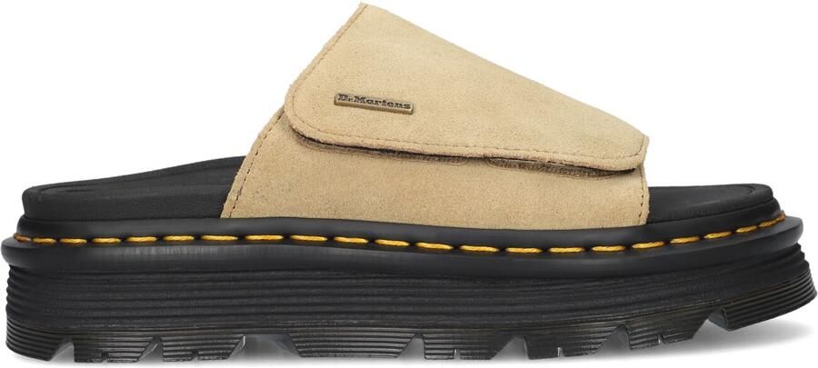 Dr. Martens Slippers ZebZag Slide Savannah Tan EH Suede - Foto 4