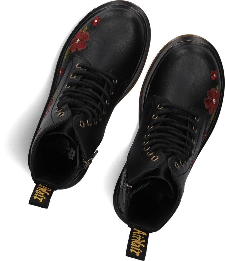 Dr. Martens 1460 Pascal J leren gebloemde enkelboots met borduursels zwart - Foto 2