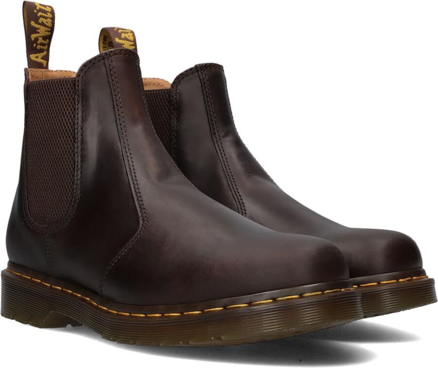 Dr. Martens Authentieke leren laarzen met een kenmerkende stijl en comfort Brown Heren