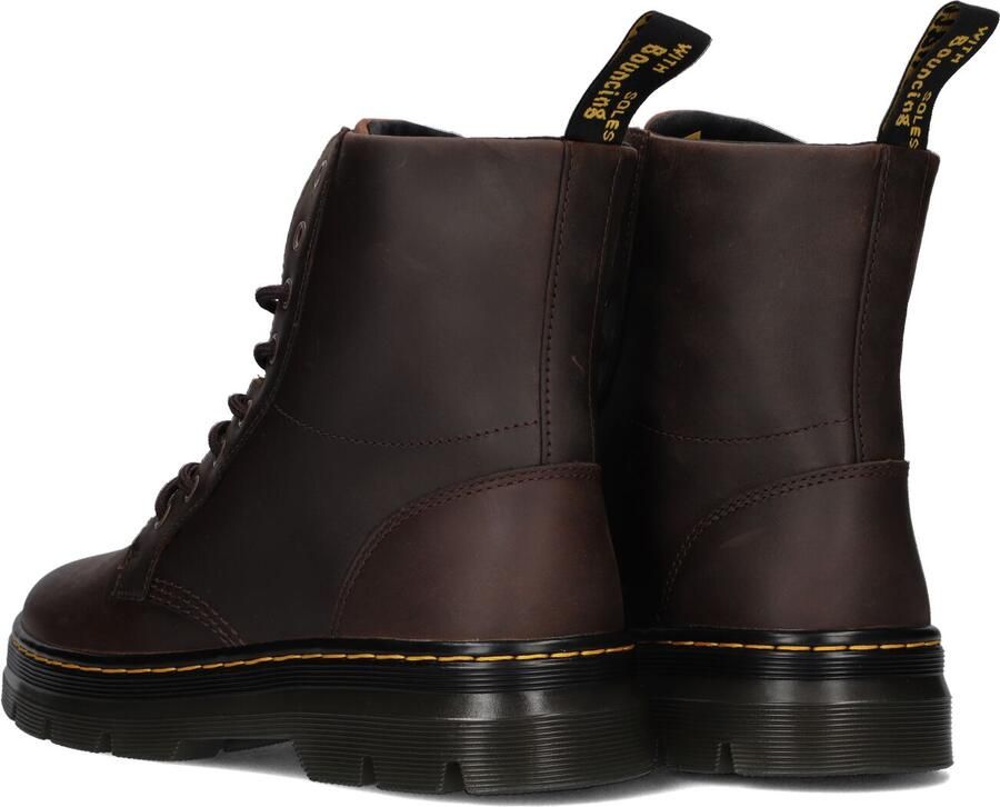 Dr. Martens COMBS~LEATHER~DARK~BROWN~~~~~~ Vrije tijd half-hoogHeren veterschoenHeren sneakers Bruin